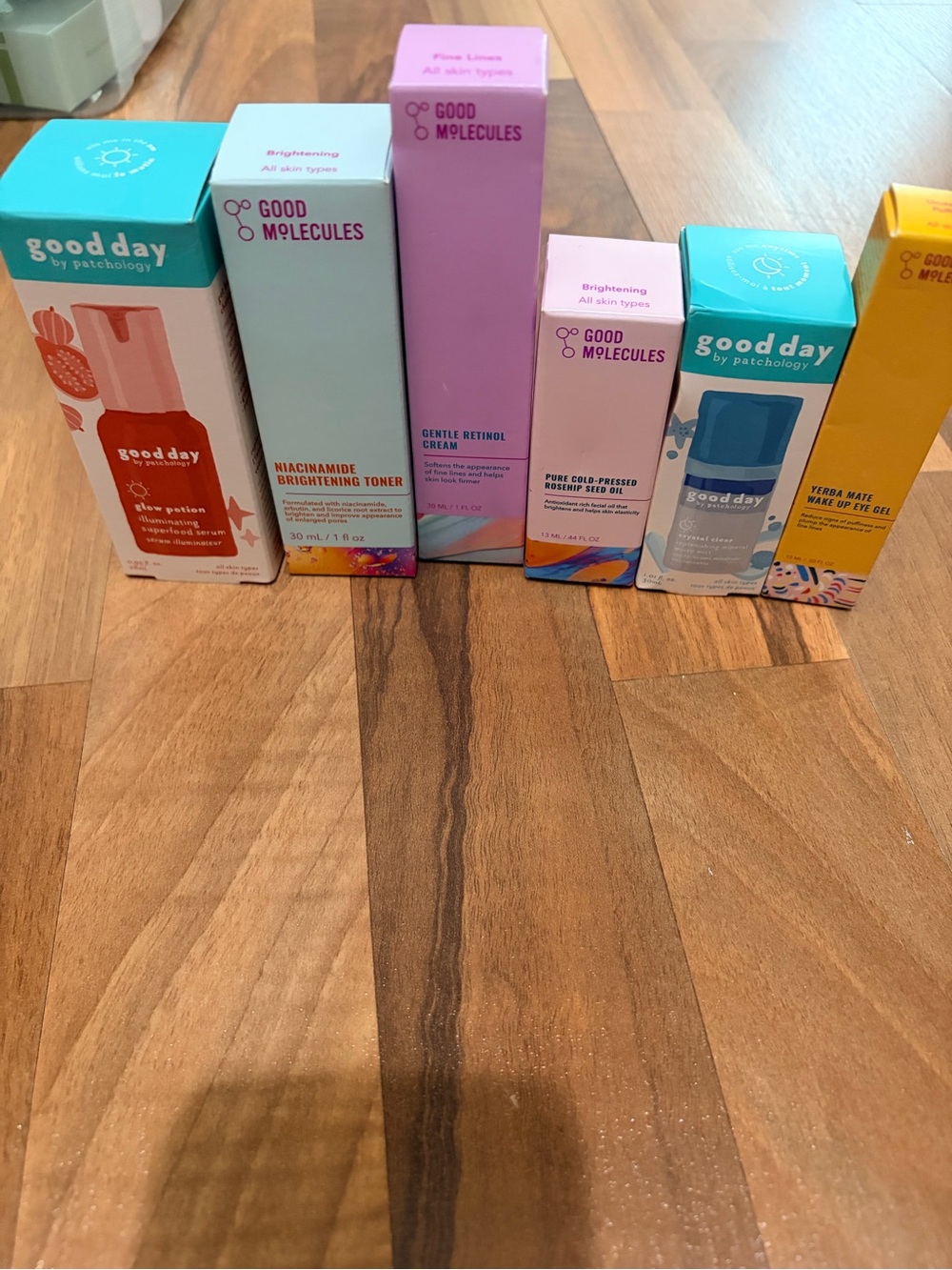 Good molecules and Good Day skincare bundle